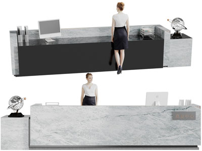 现代前台接待台