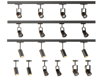 现代筒灯射灯、轨道灯