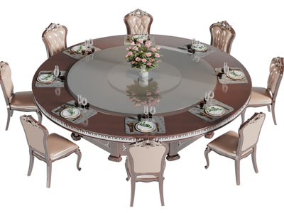 欧式餐桌椅组合