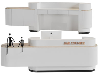 现代前台接待台