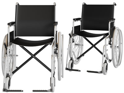 现代轮椅3d模型 现代轮椅