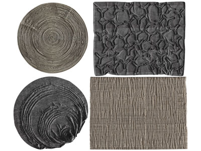 现代圆形、长方形地毯3d模型 现代圆形、长方形地毯