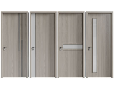 现代实木平开门