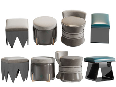 新中式沙发凳子