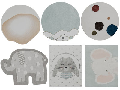 现代儿童卡通地毯3d模型 现代儿童卡通地毯