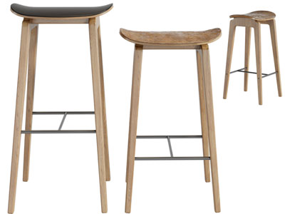 北欧实木吧椅吧凳
