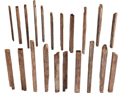 现代木段3d模型 现代木段