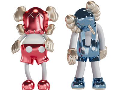 现代kwas公仔装饰品摆件