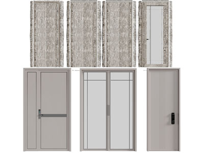 新中式平开门、推拉门