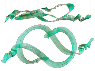 现代飘带墙饰挂件