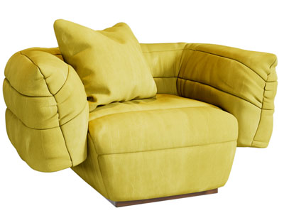 现代单人沙发3d模型 现代单人沙发