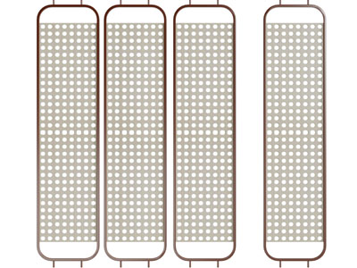 工业风loft洞洞眼屏风