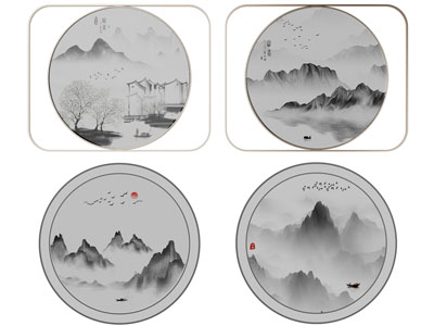 新中式墙饰挂件