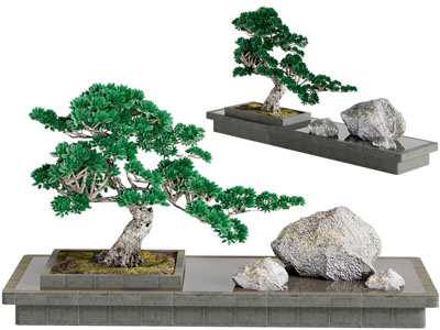 新中式盆景盆栽