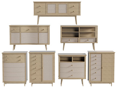 侘寂风斗柜、玄关柜、边柜