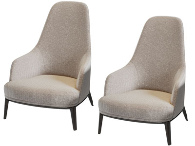 现代布艺休闲椅子