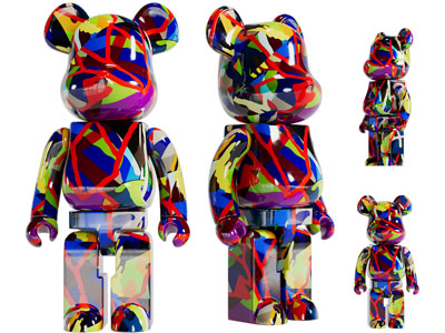 现代彩色暴力熊装饰品摆件