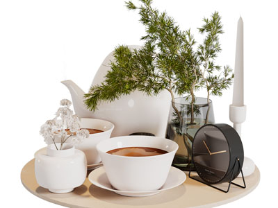 新中式茶具杯子摆件组合