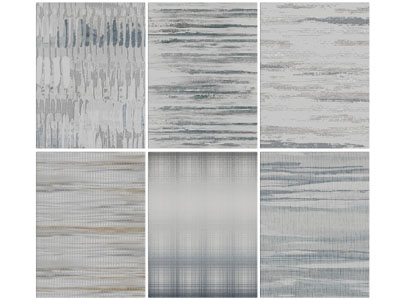 现代长方形地毯3d模型 现代长方形地毯