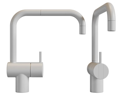 现代弯头水龙头3d模型 现代弯头水龙头