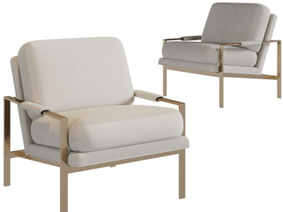 现代休闲沙发椅子3d模型 现代休闲沙发椅子