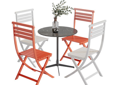 现代户外休闲桌椅组合