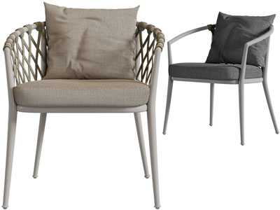 侘寂风休闲椅子