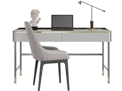 现代书桌椅组合