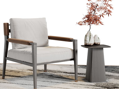 现代单人沙发椅子3d模型 现代单人沙发椅子