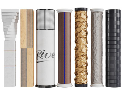 现代柱子3d模型 现代柱子