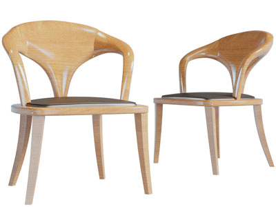 新中式实木休闲椅子