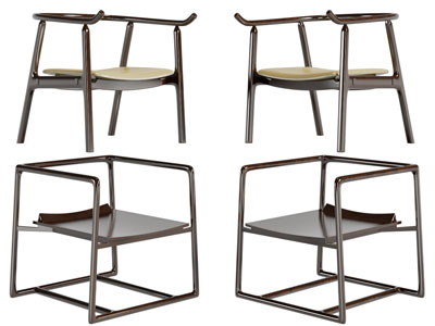 新中式扶手椅子