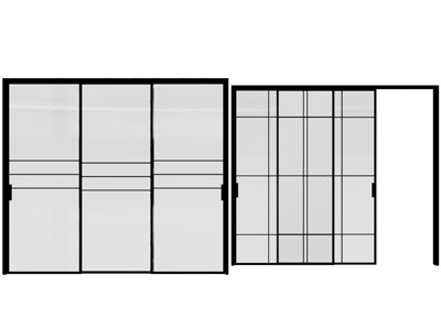 现代推拉门、折叠门