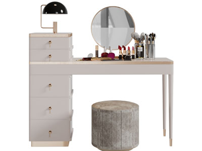 现代轻奢化妆、梳妆台