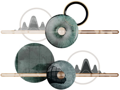 新中式墙饰挂件