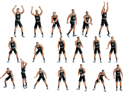 打篮球的男人人物