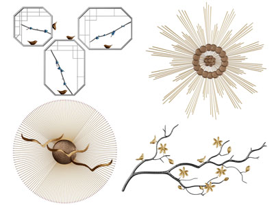 新中式墙饰挂件