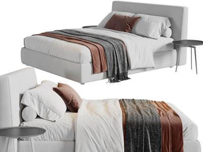现代双人床