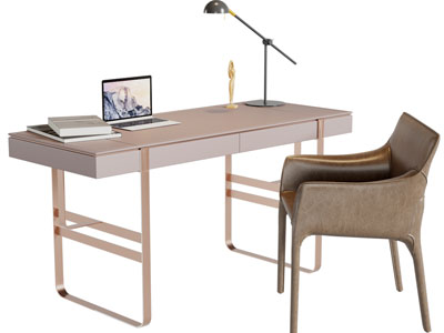 现代书桌椅组合