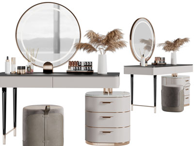 现代化妆、梳妆台