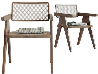 侘寂风休闲椅子