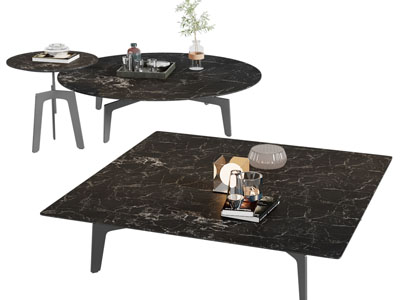 现代方形、圆形茶几