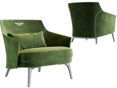 现代单人沙发3d模型 现代单人沙发