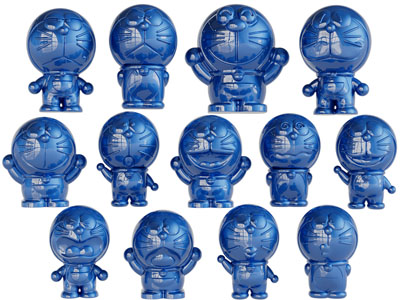 蓝色机器猫装饰品摆件