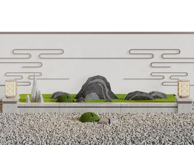 新中式庭院景观园艺小品