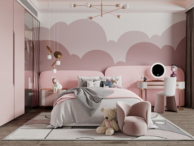 现代公主房、儿童房、卧室