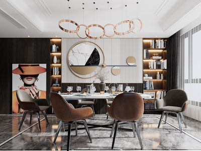 现代轻奢餐厅