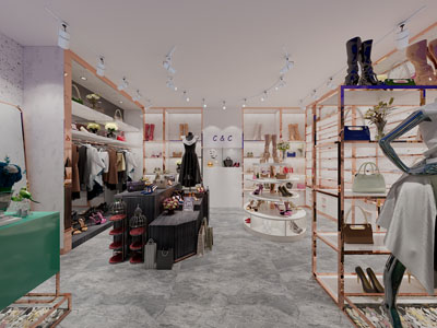 现代轻奢女装专卖店