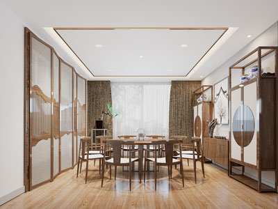 新中式酒店包厢包间