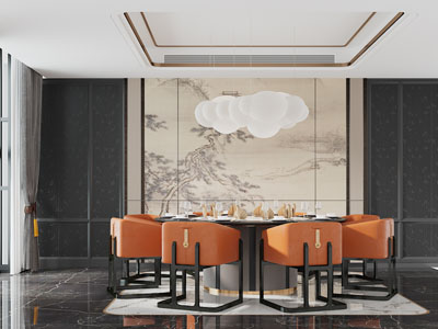 新中式酒店包厢包间